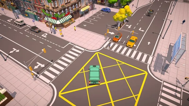 The Ranchers gameplay screenshot: the town's shop street seen from above