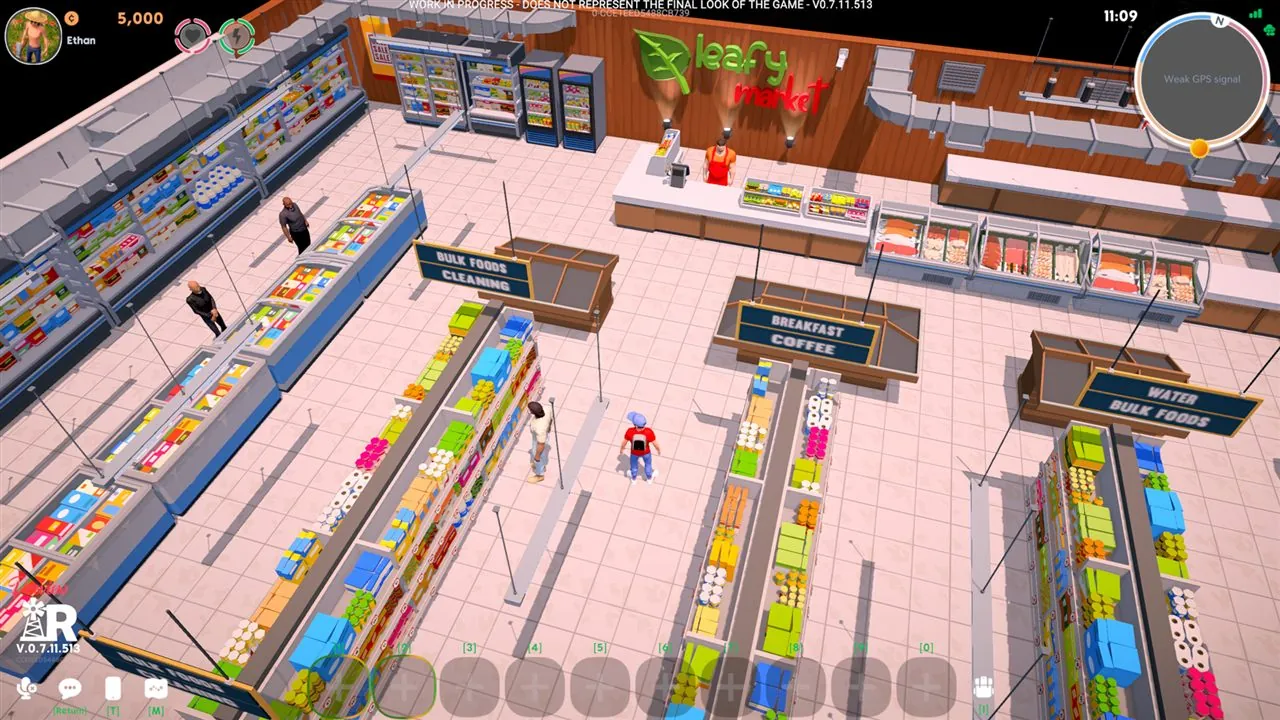 Official historical preview of a Leafy grocery store